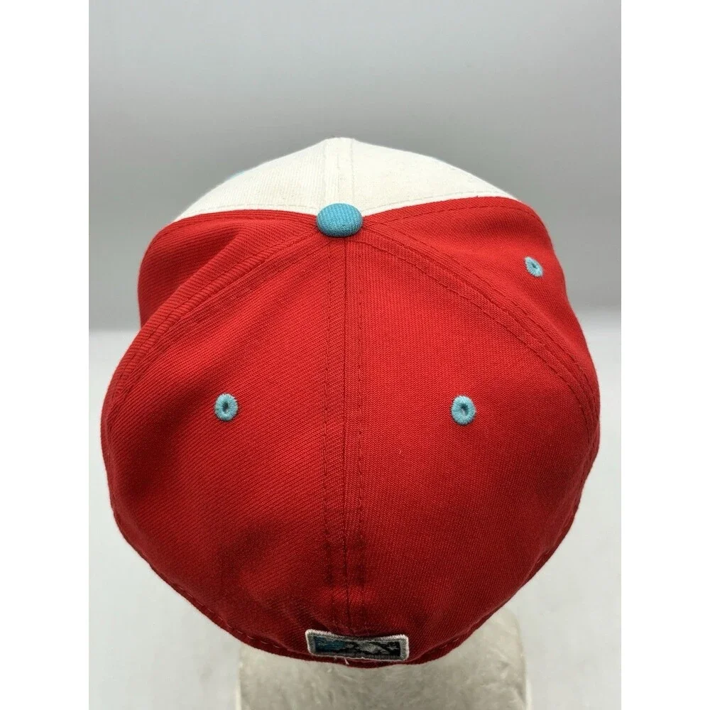 New Era 59FIFTY MiLB Down East Wood Ducks Luchadores Avocado Fitted Hat 7 1/4